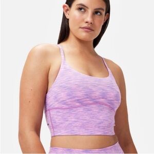 Outdoor Voices Flow Freeform Tank in Hyacinth, size Medium